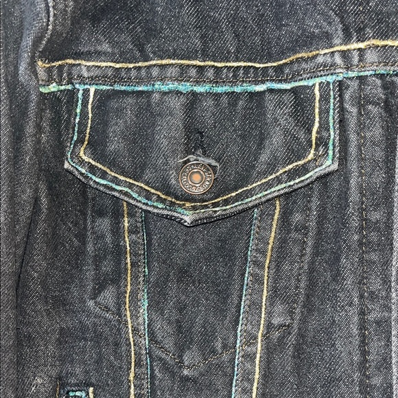 Levi's Dark Denim Jacket - Picture 3 of 4